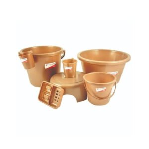 Plastic Bathroom Set - 7 Pcs