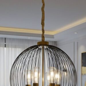 Cage Globe Pendant Light
