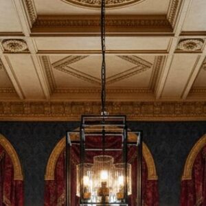Black Frame Pendant Light