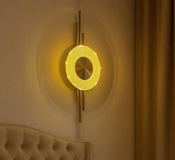 Solar Halo Modern Wall Sconce