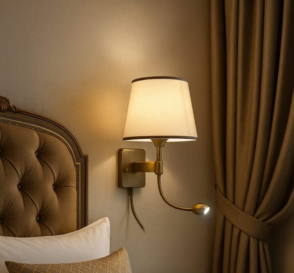 Wall Lamp with Reading Light