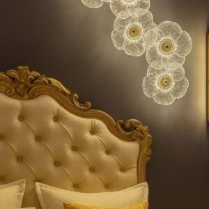 Floral Crystal LED Chandelier