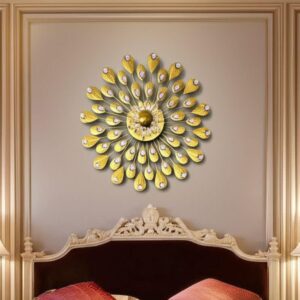 Golden Bloom wall decor