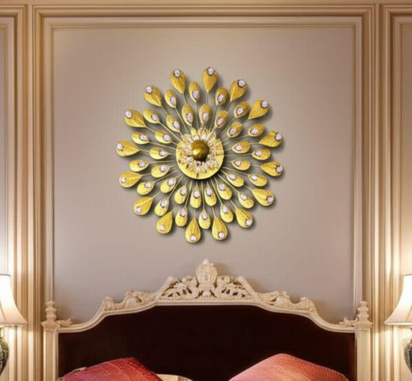 Golden Bloom wall decor