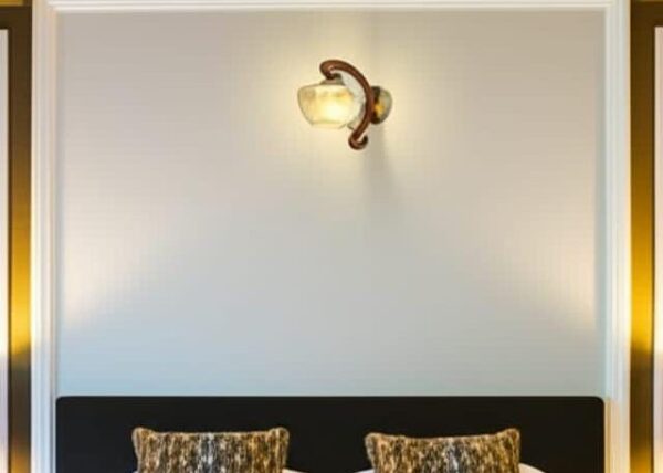 Copper Glass Wall Light