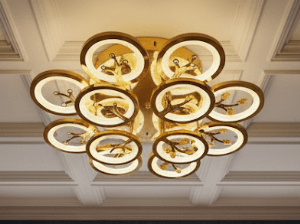LED Floral Ring Ceiling Light