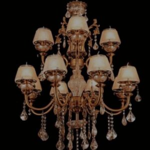 Grandeur 2-Tier Crystal Chandelier