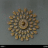 Golden Bloom wall decor - Image 2
