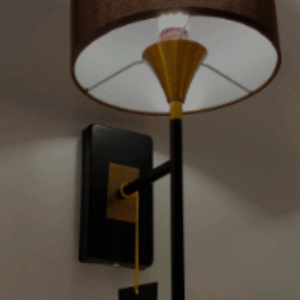 Fabric Shade Wall Light