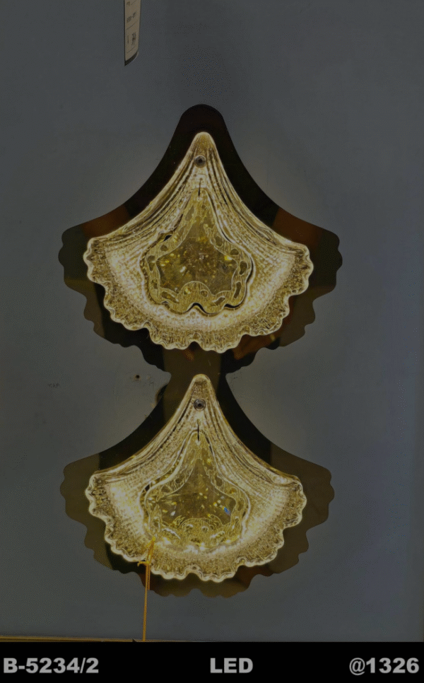 Artistic Double-Layer LED Wall Light