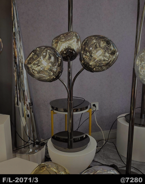 Modern Crystal Glass Floor Lamp