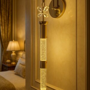 Designer Crystal wall light