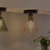 Vintage Cone Glass Ceiling Light - Image 2