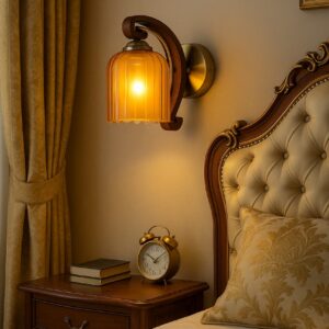 Amber Glass Wall lamp