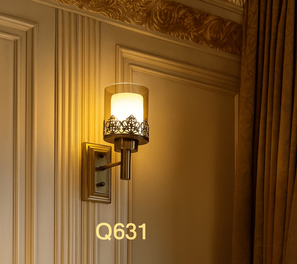 Vintage Brass Wall Sconce