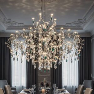 Designer Crystal Drop Chandelier