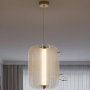 Radiant Mesh Cylinder Pendant Light