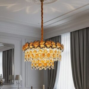Floral Crystal Luxury Chandelier