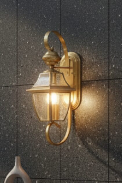 Classic Gold Outdoor Wall Lantern Luxury Lighting