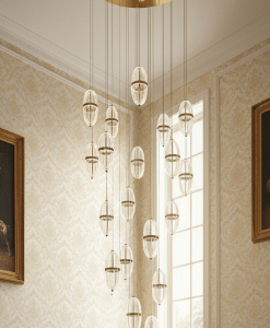 Luxury Modern Crystal Multi-Pendant Chandelier Lighting