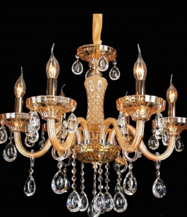 Monarch Amberine Crystal Chandelier Luxury Lighting and Classic Elegance