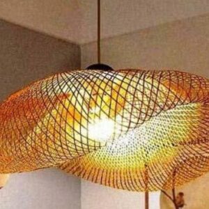Tiered Bamboo Pendant Light | Eco-Friendly Modern Ceiling Lamp