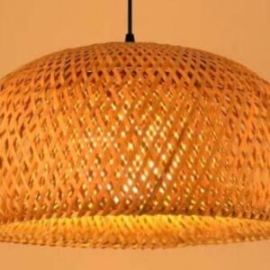 Woven Bamboo Pendant Light | Eco-Friendly Modern Villa Lighting