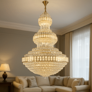 Luxury Multi-Tier Crystal Chandelier for Homes