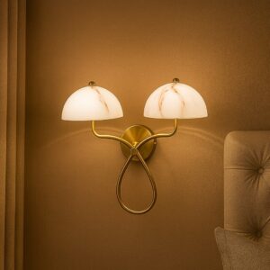 Luxury Double Dome Gold Wall