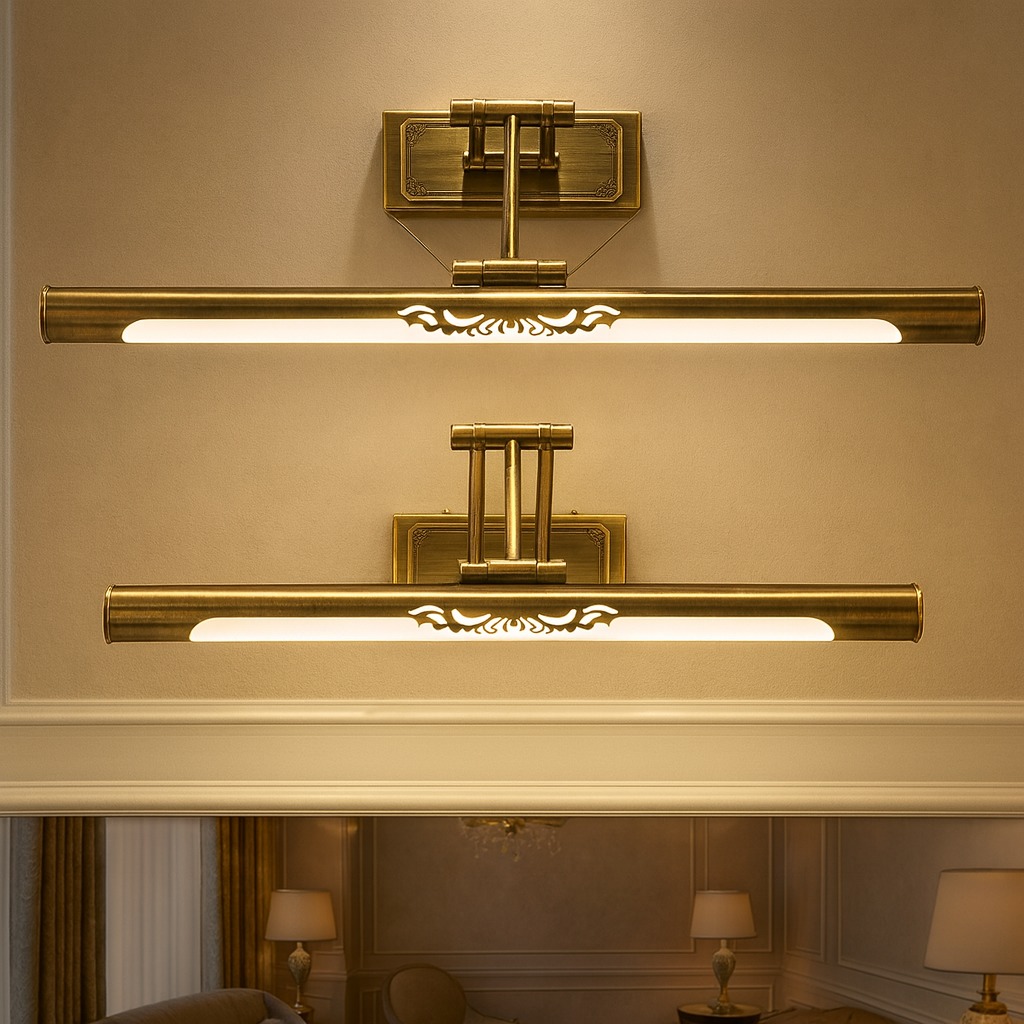 Luxury Brass Wall Light LED Picture Lamp